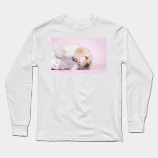 Lab in pink Long Sleeve T-Shirt